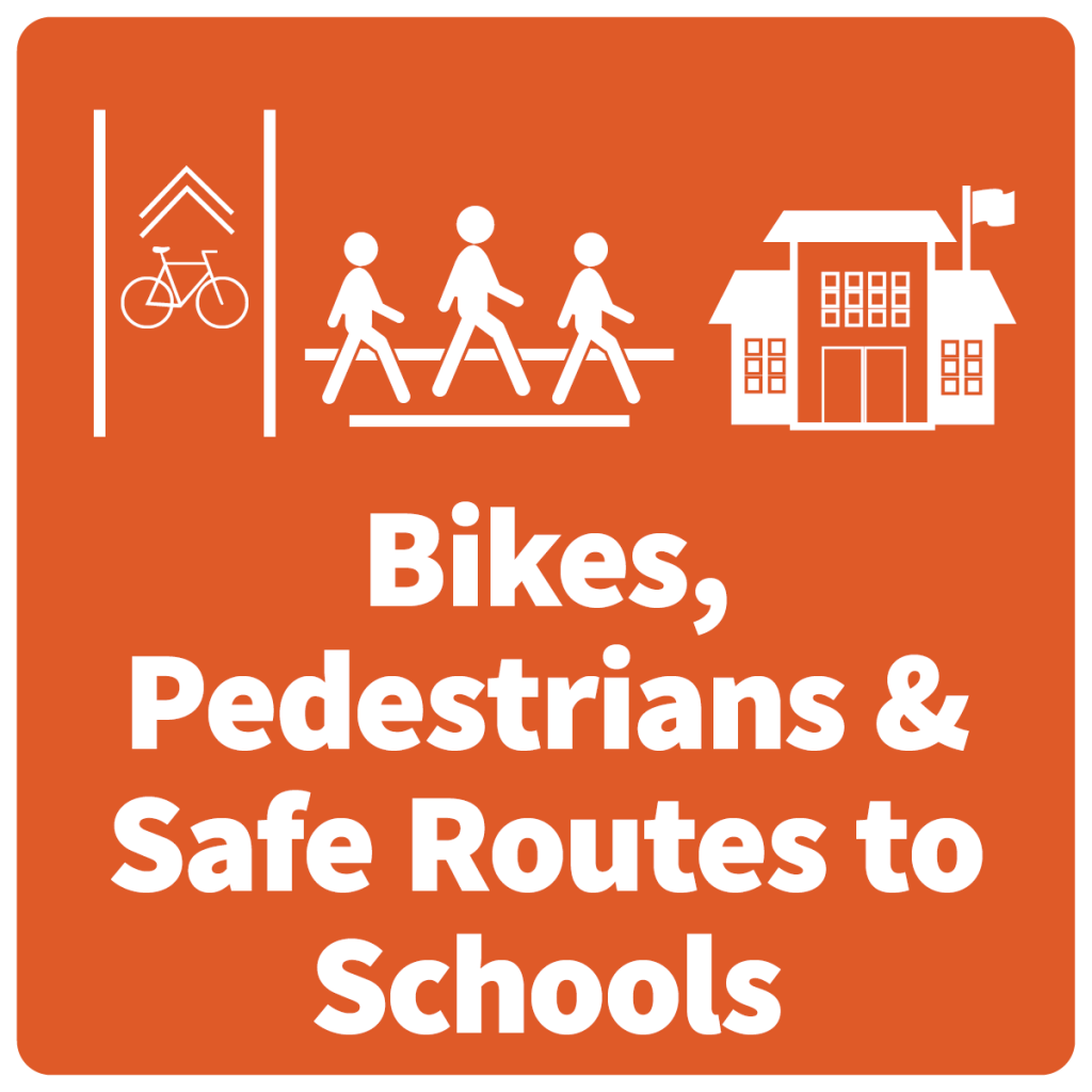bikes, pedestriants, and safe routes to schools
