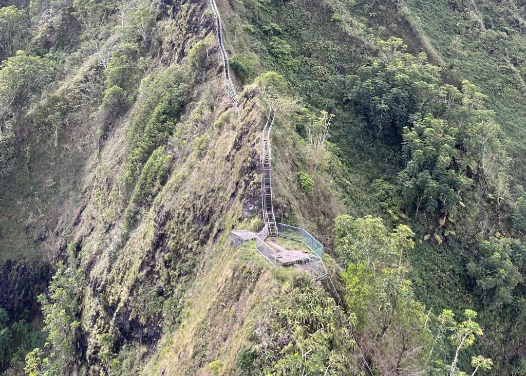 File photo showing a portion of the Haʻikū Stairs