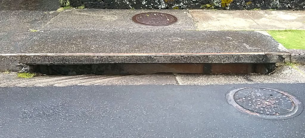 A typical catch basin.