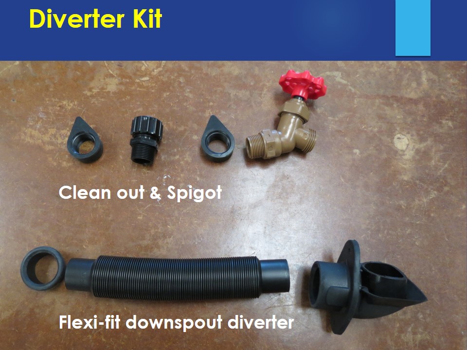 Rain Barrel Diverter Kit