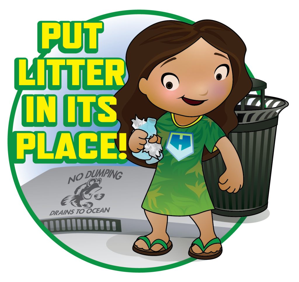 Put litter in its place!